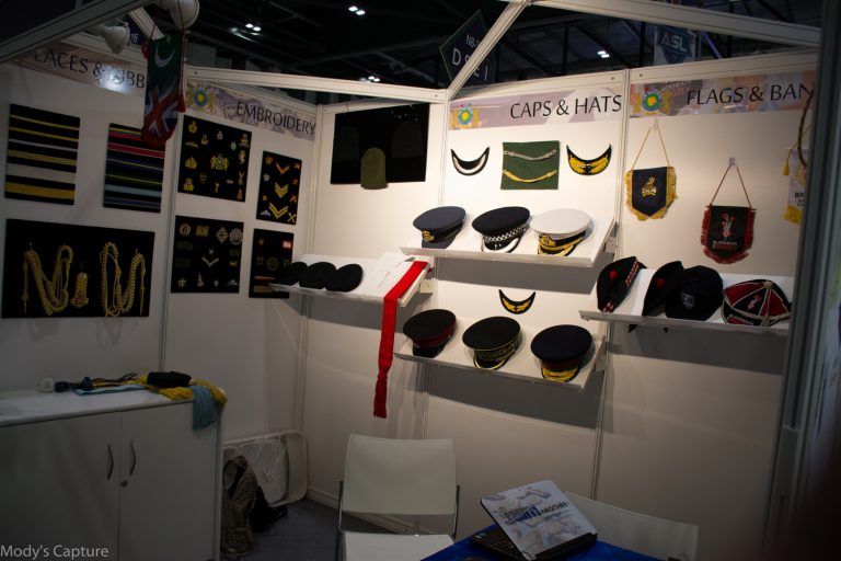 DSEI London UK September 2017 DEFENSE EXHIBITION ARMY AIRFORCE NAVY UNIFORMS ACCOUTERMENTS Bullion Badges Embroidery United Kingdom Regimental Officer Caps Hats Embroidery Ceremonial Africa Europe Germany Denmark Asia Arab Qatar UK United Kingdom Royal Event Exhibition Milipol Paris 2017 Aiguillettes Shoulders Ranks Sliders Berets Hats Wire Embroidery Fringe Cord Sialkot Pakistan Exhibition Pakistan Exhibition Company Sialkot Only Company in DSEI